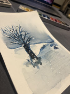 Atelier Aquarelle d'hiver