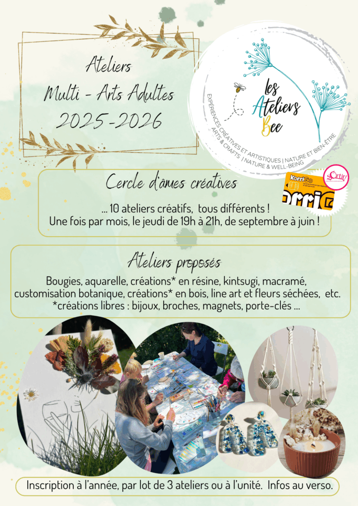 Ateliers adultes 2025-2026