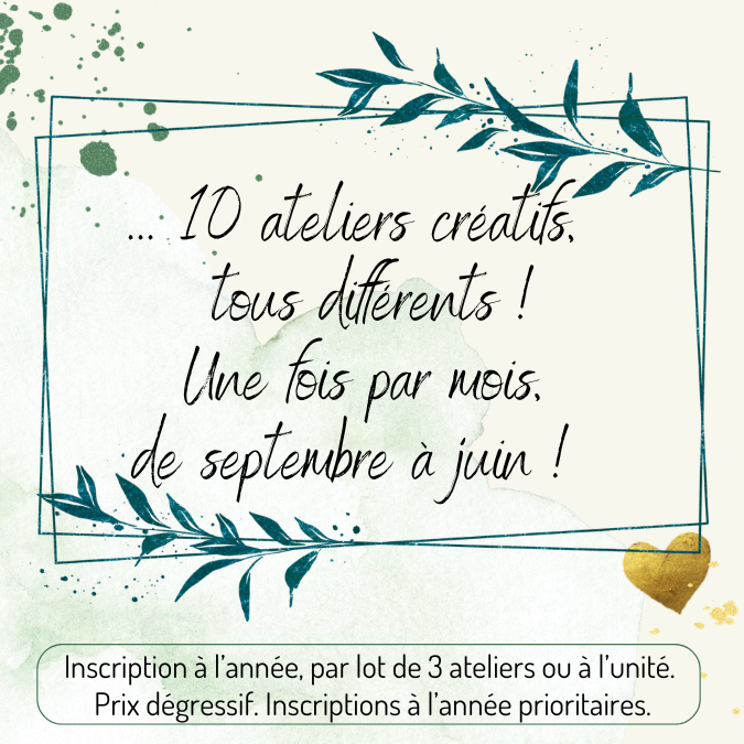 Ateliers 2026-2027